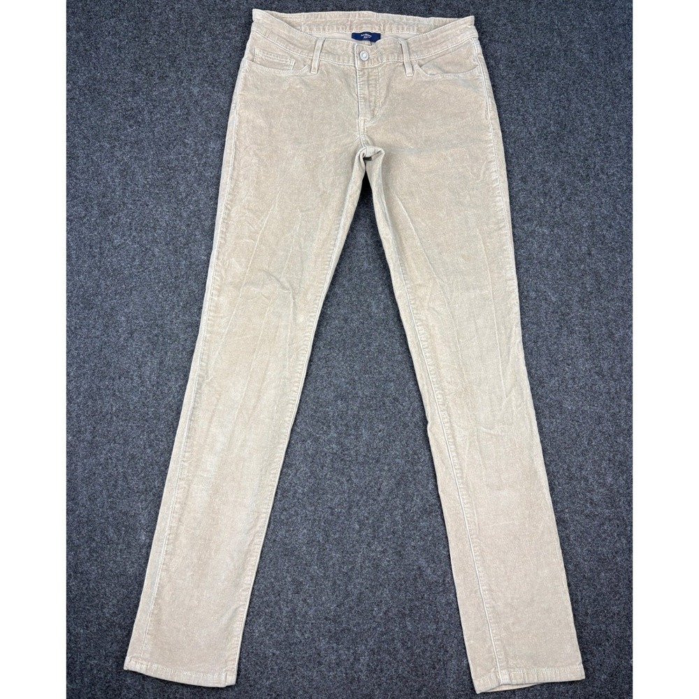 Levis 531 Low Skinny Corduroy Pants Tan Beige‎ Womens 8 Stretch Cords